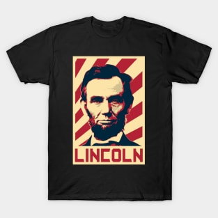 Abraham Lincoln Retro Propaganda T-Shirt